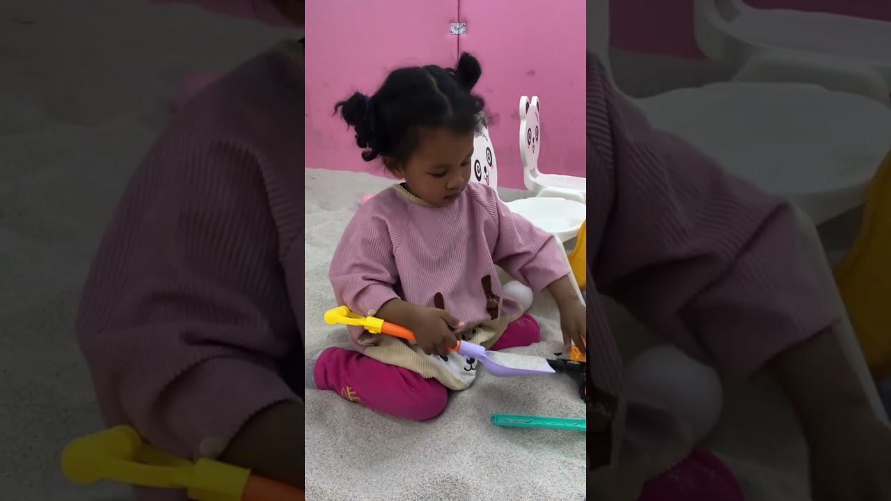 my little princess love to make sand castle in the park, cutest baby ever 