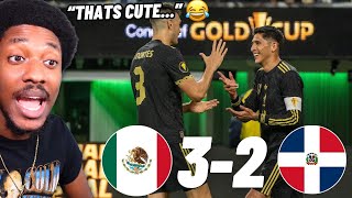 American Reacts To Mexico 3-2 Domincan Republic (L Tri 🇲🇽 Looking A Little Shaky 👀...)