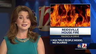 Multiple crews respond to Reidsville house fire
