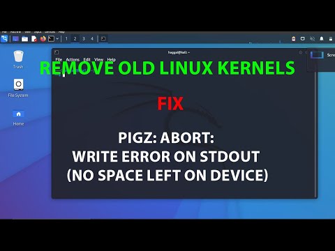 LINUX ERROR FIX: pigz: abort: write error on stdout (No space left on device)