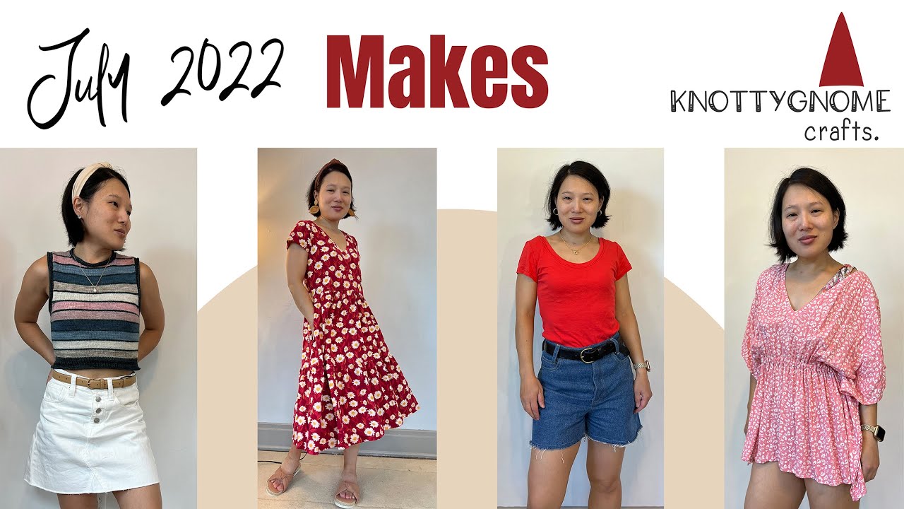 How much sewing did I get done in July? (Spoiler alert: quite a bit)