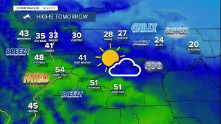 Partly cloudy and mild for the first weekend of 2026