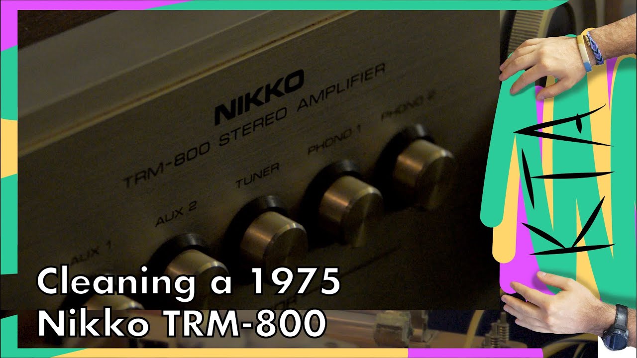 Cleaning a Nikko TRM-800 - YouTube