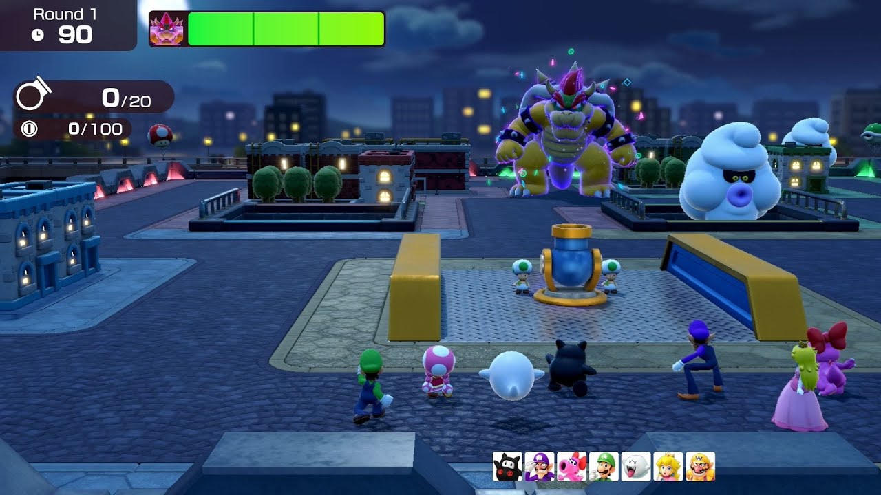 Super Mario Party Jamboree // Bowser Kaboom Squad (Ty-Foos - Toadette) - Walkthrough