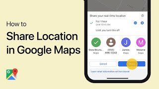How To Share a Location in Google Maps - iOS and Android