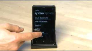 Using the Settings menu on the HTC HD7 screenshot 4