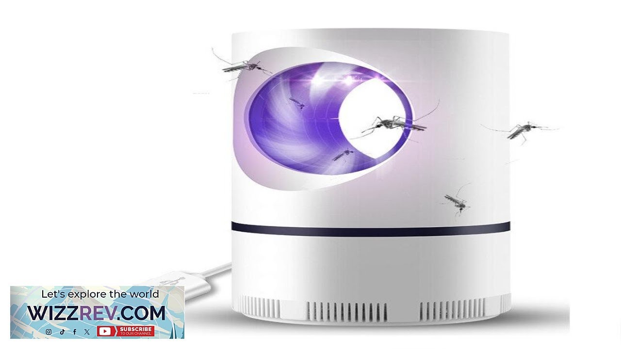 USB Electric Mosquito Killer Lamp LED Light Effective Physical Insect Trap Silent Review