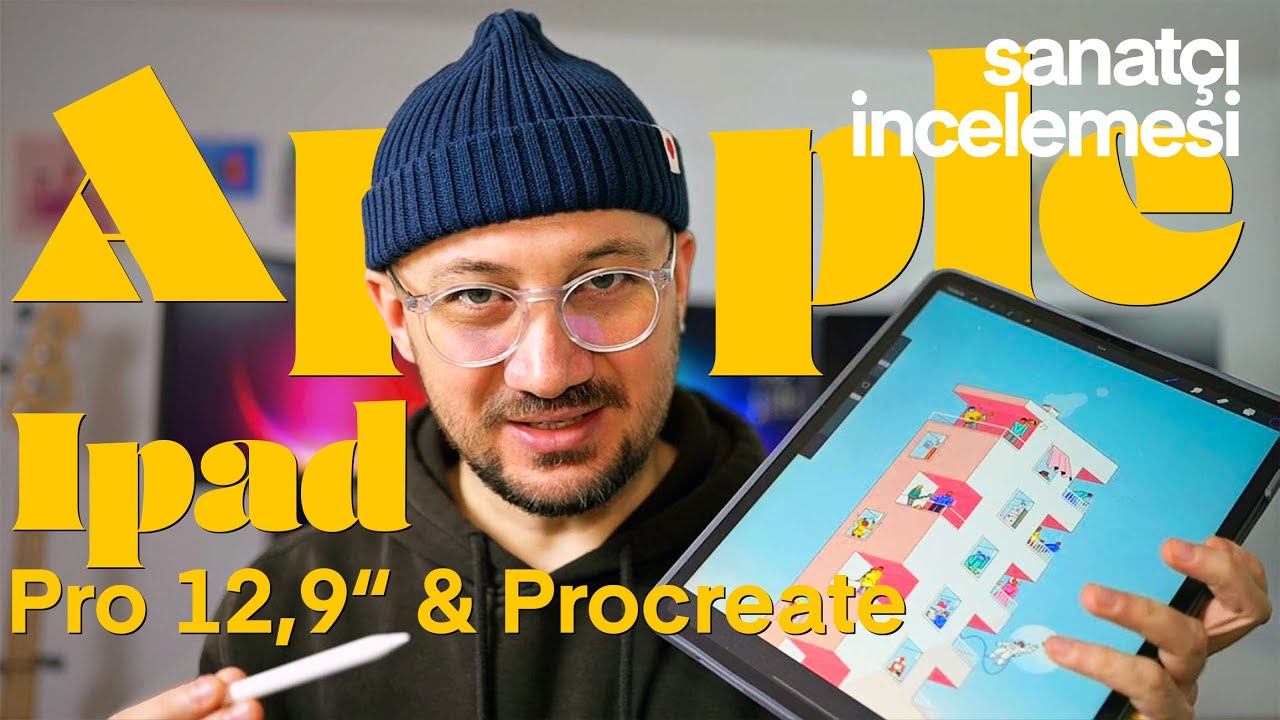 Ipad pro, Apple Pencil ve Procreate Görsel Sanatçı incelemesi - YouTube