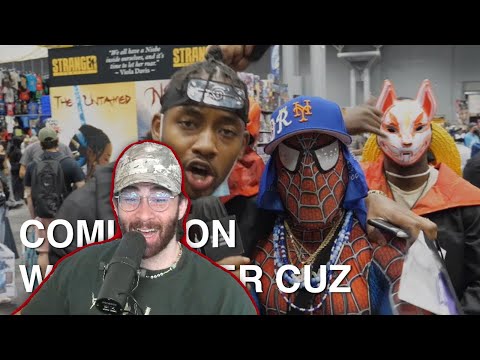 HasanAbi reacts to Comic Con with Spider Cuz - Sidetalk