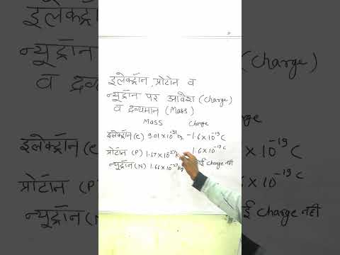 वीडियो: प्रोटॉन और न्यूट्रॉन के आवेश और द्रव्यमान की तुलना कैसे की जाती है?