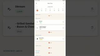 Mummy's Cooking - Meal Planner App