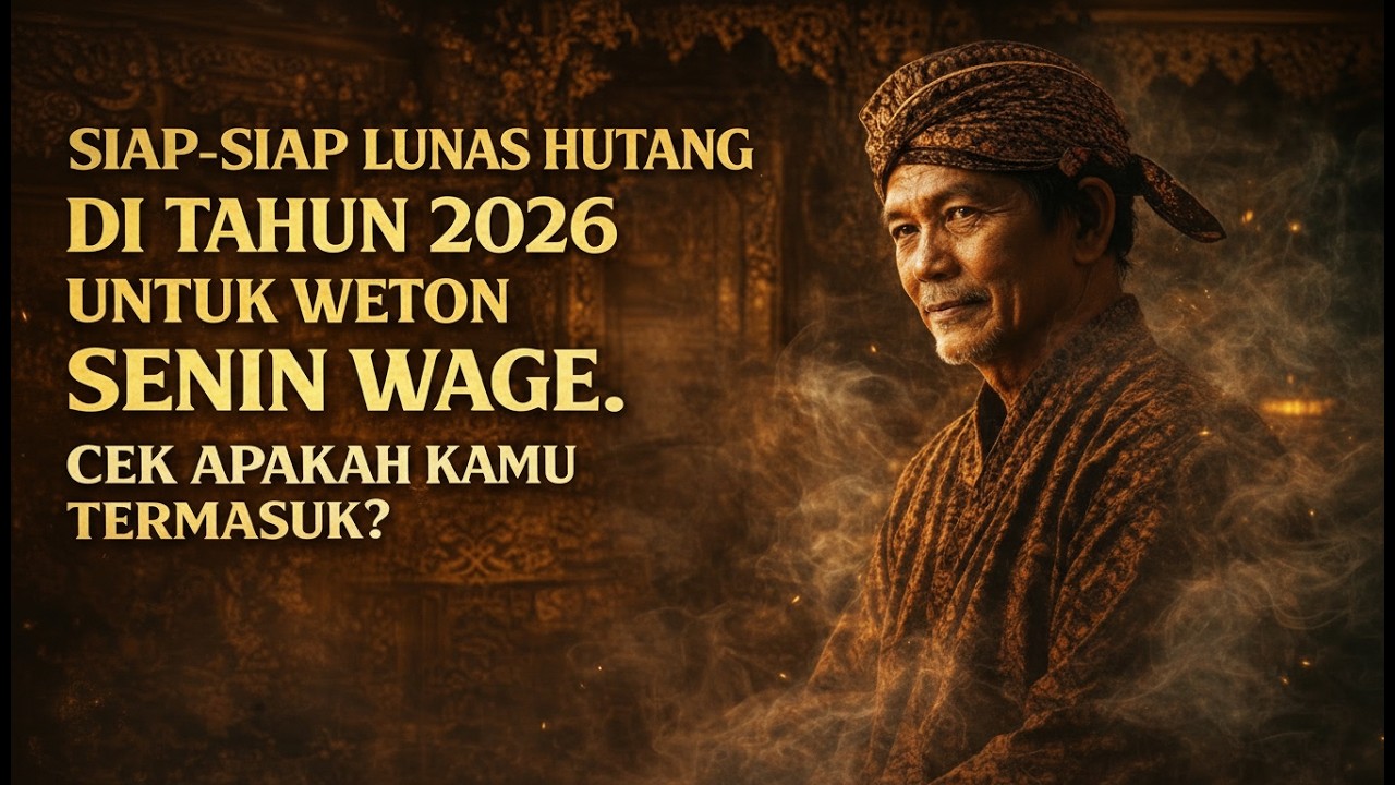 Weton SENIN WAGE Ini Akan Terhindar dari Kesulitan Uang di 2026