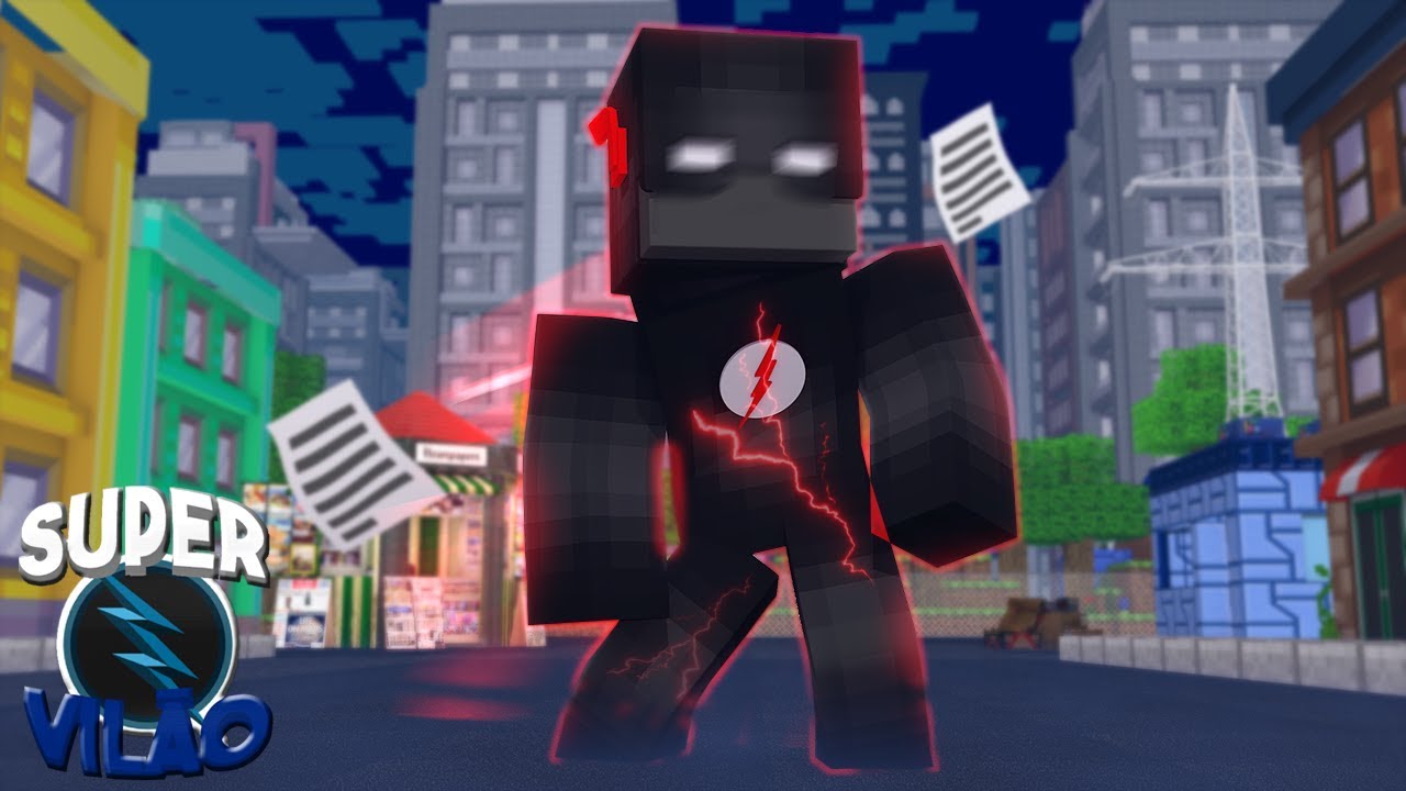 Minecraft: SUPER VILÃO - BLACK FLASH PERDEU TODA A SUA VELOCIDADE ...