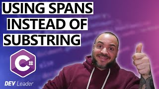 Using Spans for Substring in C# DotNet With Benchmark Results