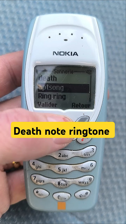 Death note ringtone. #deathnote #ringtone #nokia #smartphone #lightyagami #nokia3310ringtone