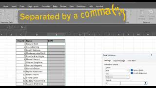 Create a Drop-Down List in Excel Like a Pro! 🔽 Master the Data Validation Tool in 60 Seconds