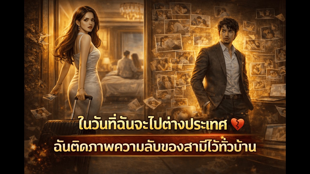 ในวันที่ฉันจะไปต่างประเทศ ฉันได้ติดภาพเตียงขนาดใหญ่ของสามีประธานบริษัทกับเมียน้อยไว้ทั่วคฤหาสน์