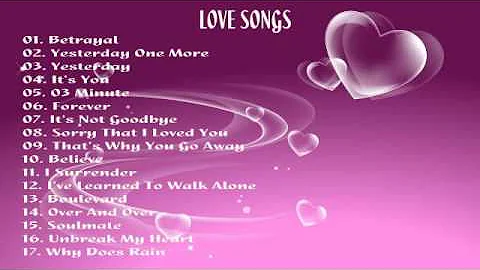 My favorite Love songs   Top Romantic Love songs Playlist