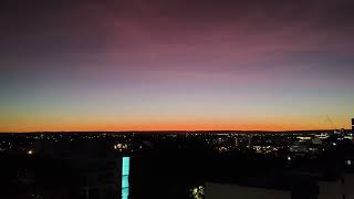 Winter steps close, Sunrise is later and later, Darling Range.