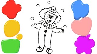 How to Paint a Joker 🃏 Step by Step for Kids| Painting | Drawing | Coloring!