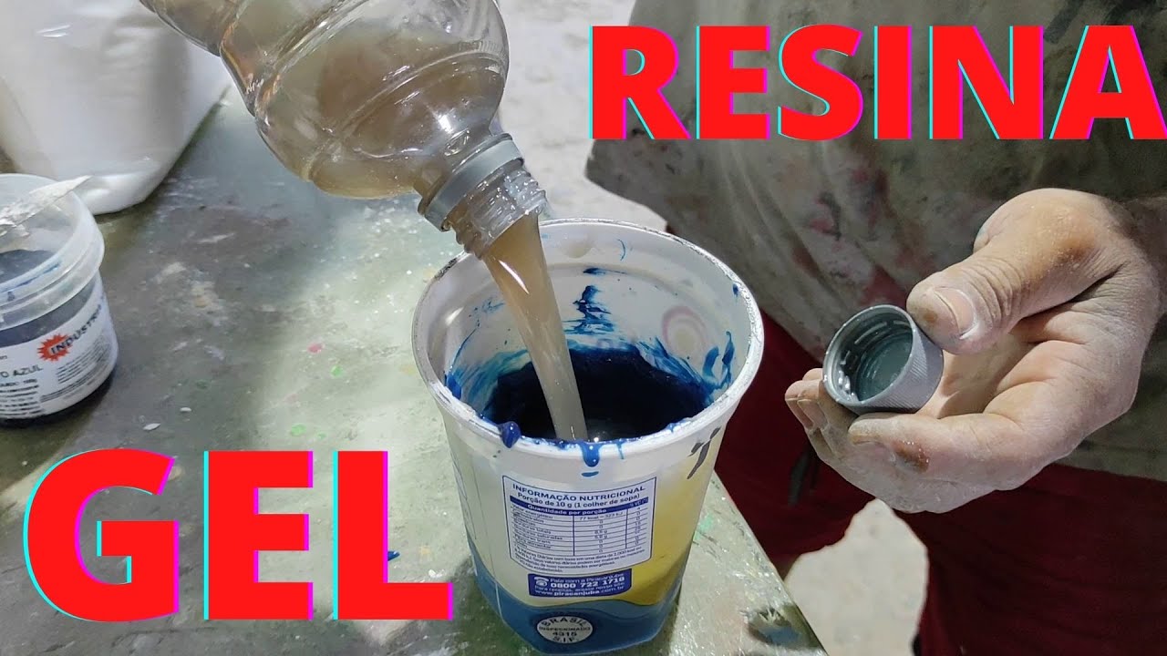 255-COMO FAZER GEL COM RESINA PARA FORMAS ( PASSO A PASSO) 