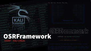 Tutorial OSRFramework Tools - Kali Linux