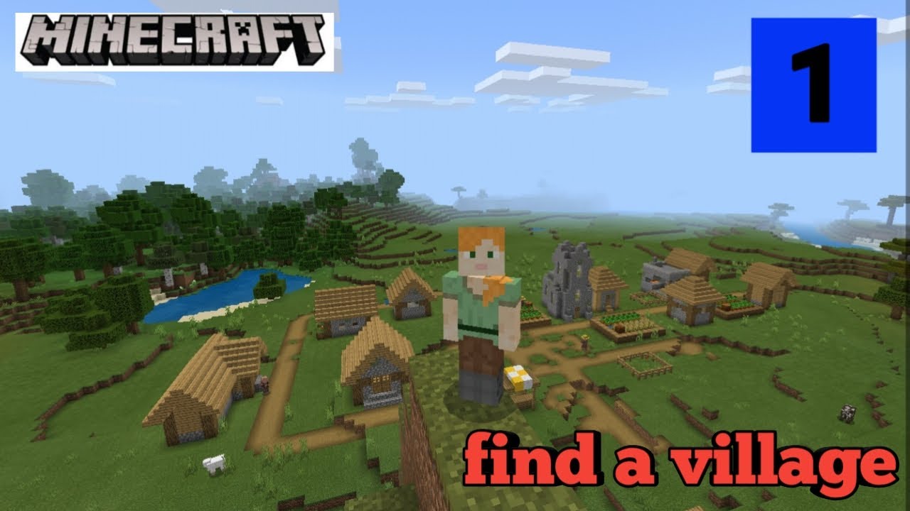find a village | minecraft survival series | survival gameplay - YouTube