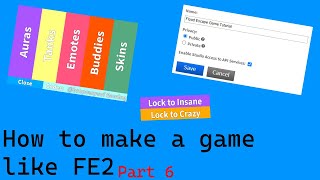 How to make a game like FE2 part 6