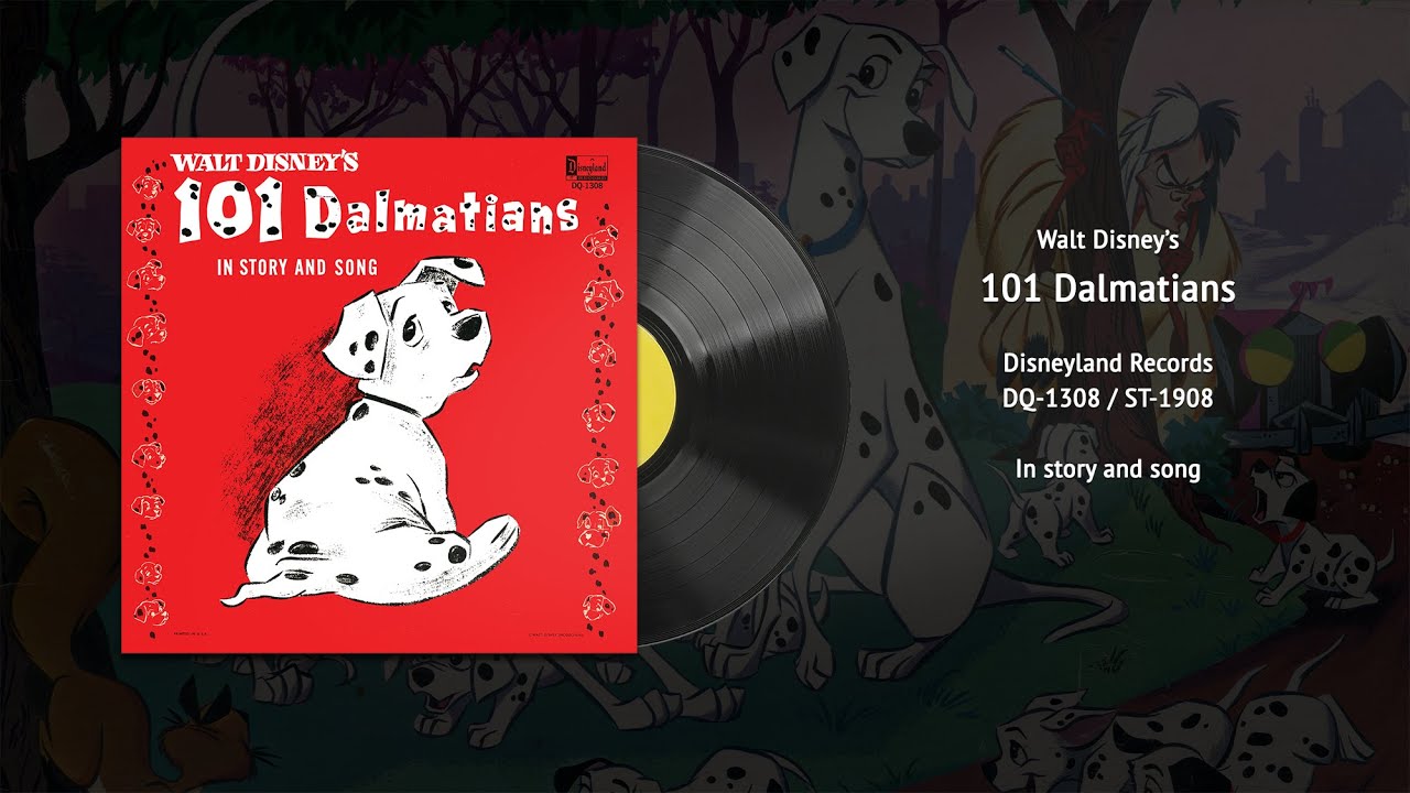 Walt Disney's 101 Dalmatians in Story and Song (DQ-1308) | Vintage Disney Vinyl Restored
