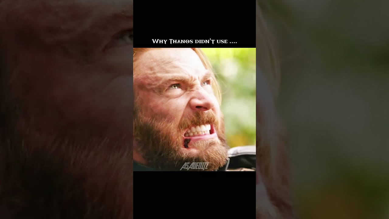 Why Thanos didn't use Infinity stone against Captain America???