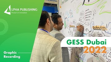 Alpha Publishing - Graphic Recording at GESS Dubai 2022