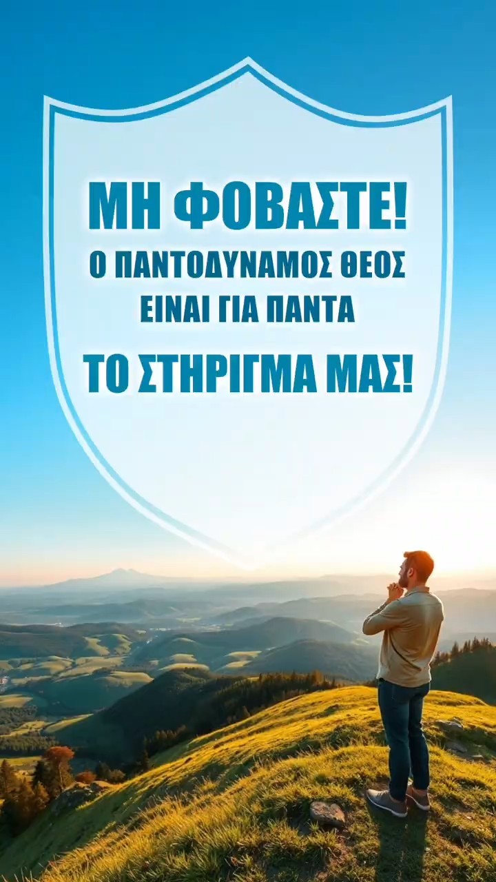 Μη Φοβάστε! Ο Παντοδύναμος Θεός Είναι για Πάντα το Στήριγμά μας!