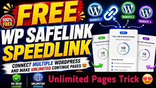 ✅️ Free Wp Safelink Unlimited Pages | 😍 Wp SpeedLink  Setup Multiple Pages Wordpress and Adlinkfly  screenshot 3