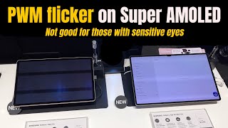 pwm flicker on tab s8, s8  and s8 ultra