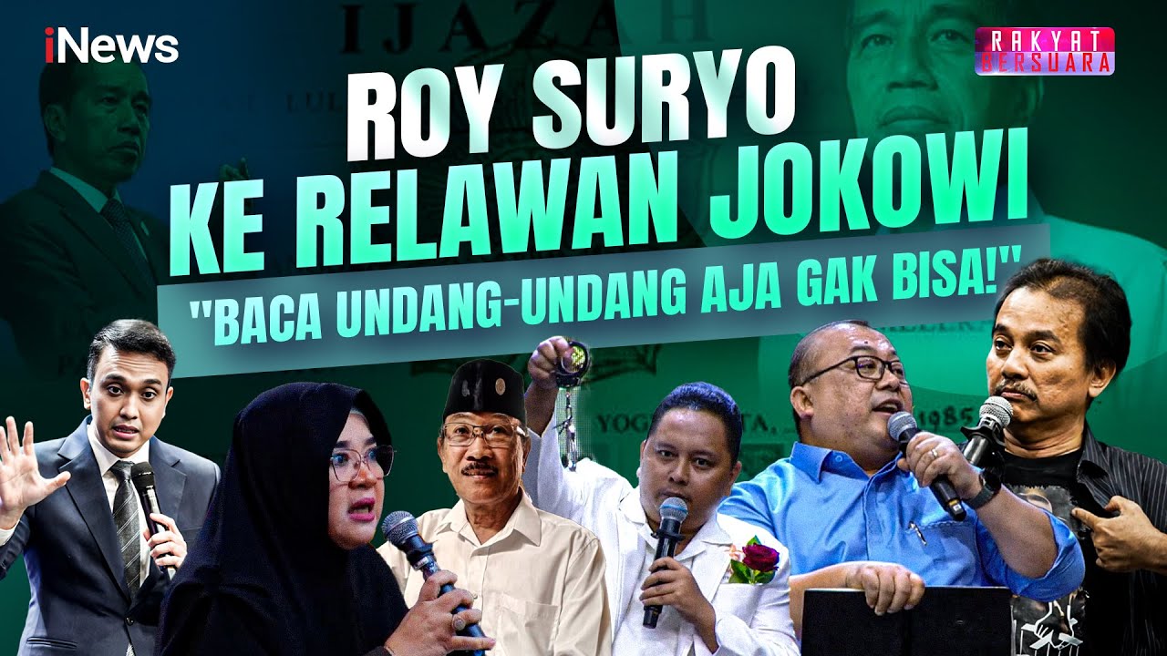 Dugaan Modus Lindungi Iijazah Jokowi Dibeberkan! Relawan Jokowi Buka Suara | Rakyat Bersuara | 03/06