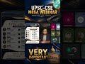 UPSC Mega Webinar 2026 | Strategy, Guidance &amp; Success Roadmap by Bibaswan