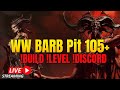 !DROPS] WW Barbarian Pit 105+  !level !build !Discord #Diablo4 #Diablopartner
