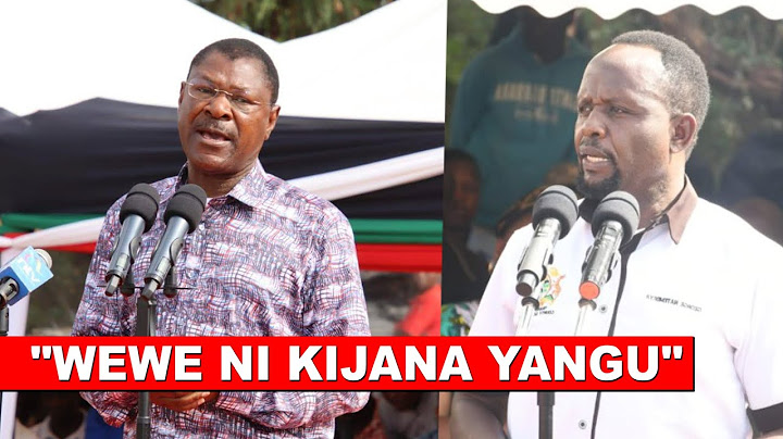 Listen to what Wetangula told Natembeya face to face in Kakamega infront of Raila and Ruto