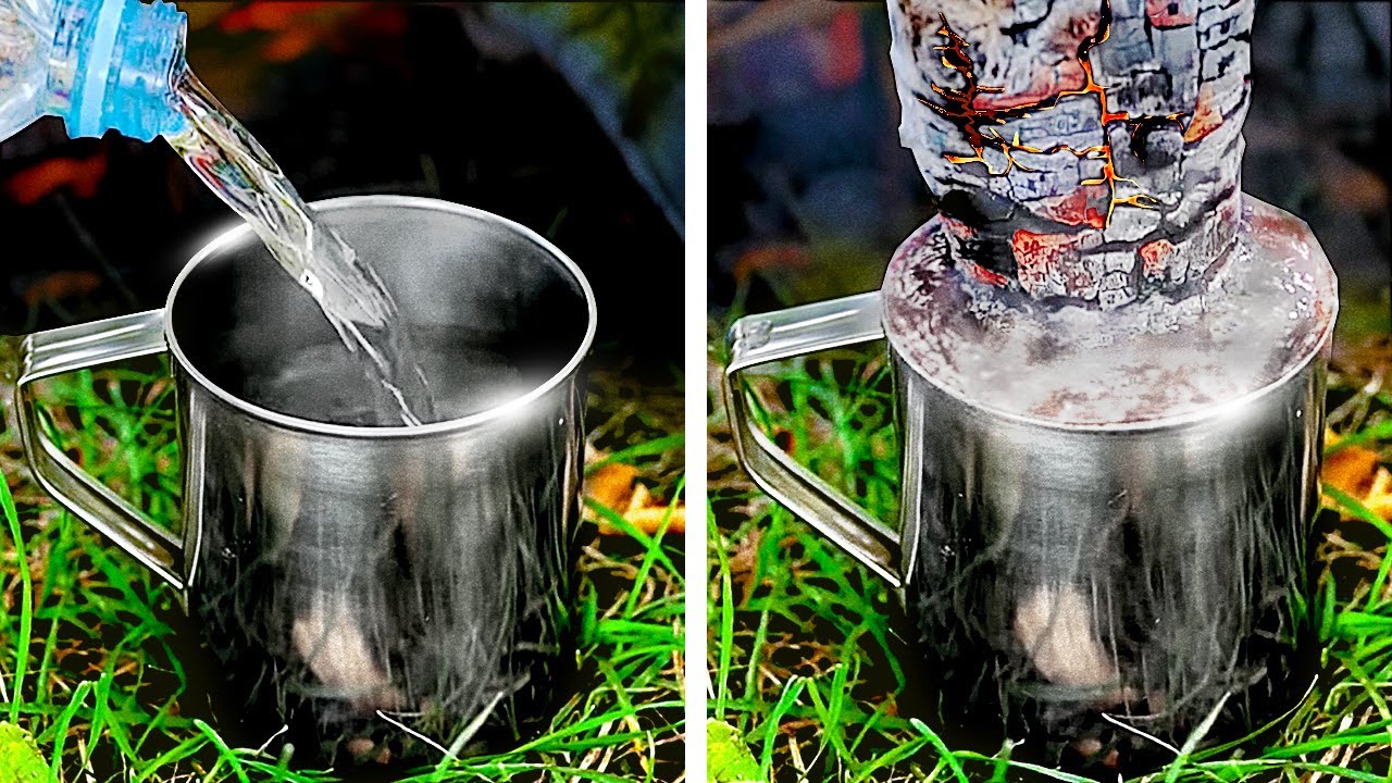 26 CAMPING TRICKS to survive in the forest