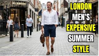 How Stylish London Men Over 45 Dress In Summer To Look Expensive