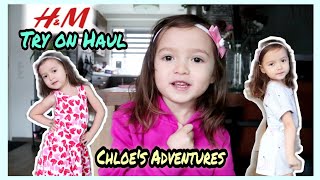 H&M clothes for 4 years old girl, Try on Haul | Chloe's Adventures Fil-Dutch