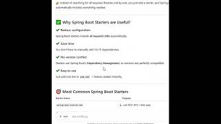 Spring Boot Starter Dependencies Explained | Beginners ?
