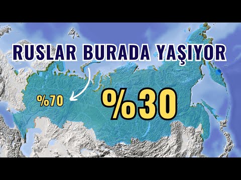 Ruslar'ın %70'i neden batıda yaşıyor?