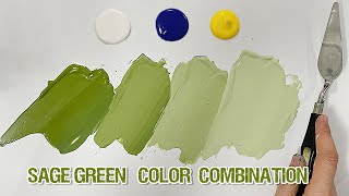 The secret of the sage green color combination☘️🥰