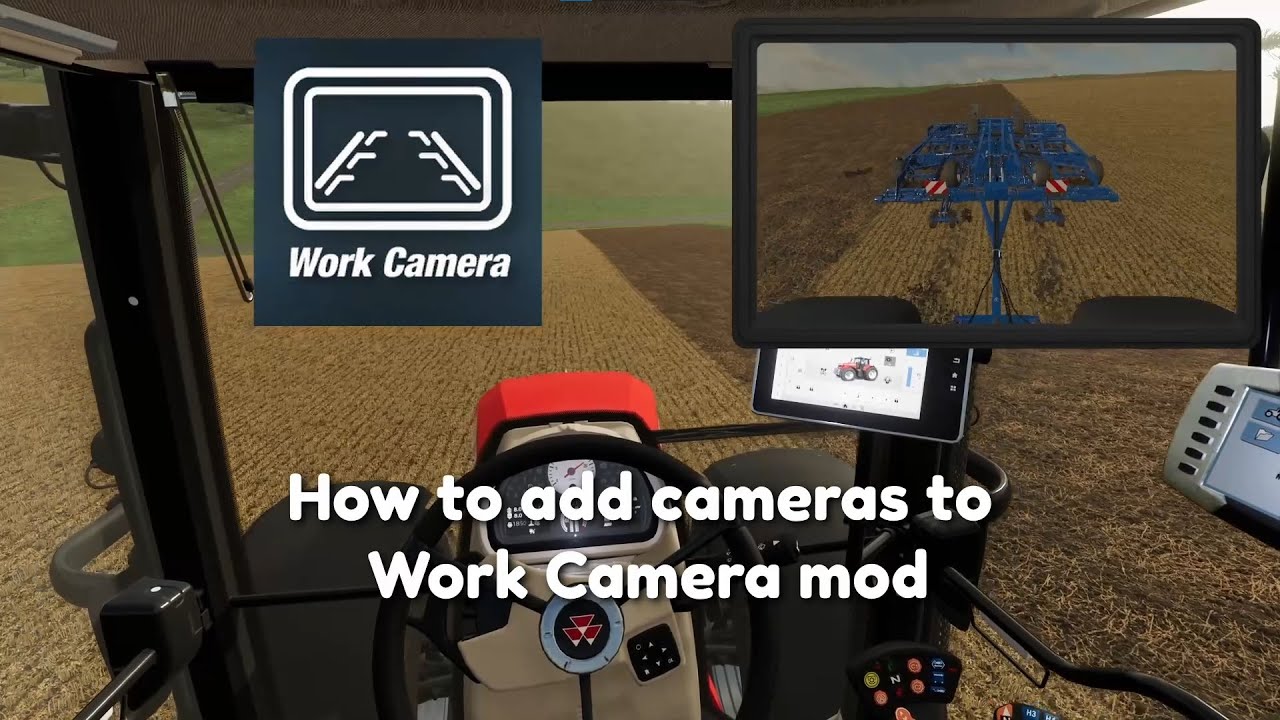 FS22 MOD Preview and How To: Work Camera 