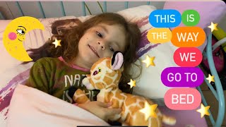 This is the way we go to bed | kids song | super simple song | #slepping #routine