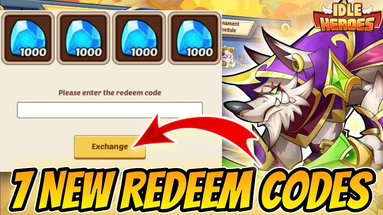 New Idle Heroes CODES August 2022 YouTube
