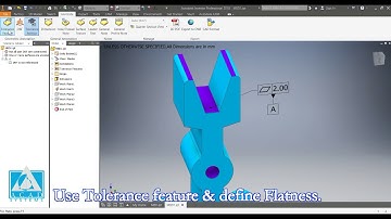 Inventor Tutorial Video 3 - Model Based Definitions &Annotation (MBD)