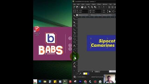 Easily way put Drop Shadow on Text in CorelDRAW 2019 #Short | Babs Graphics