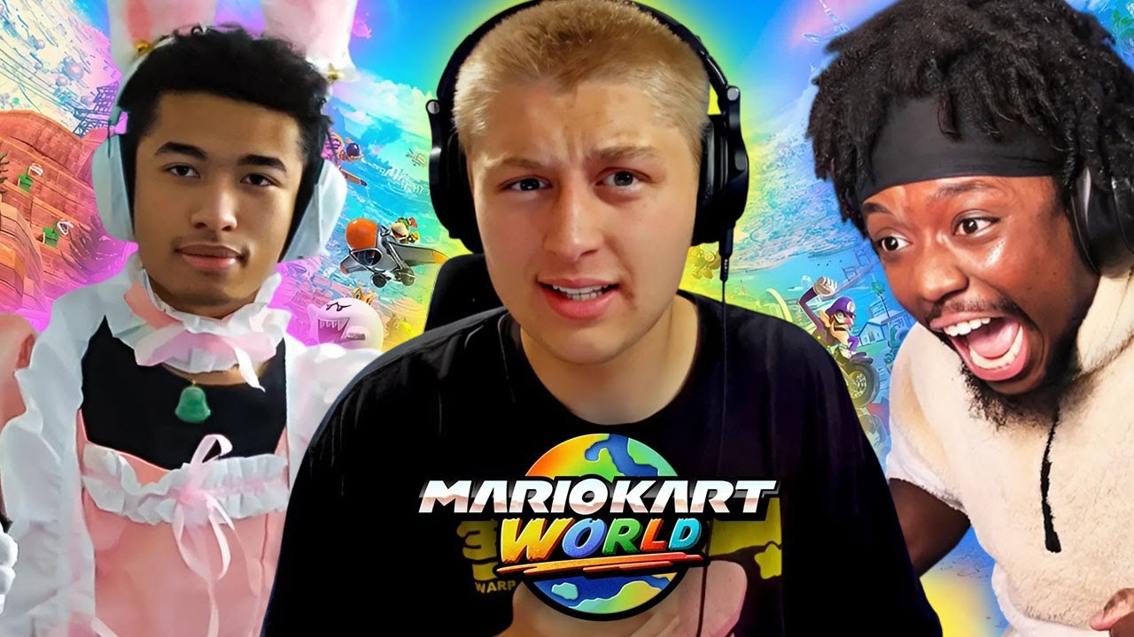Mario Kart World Knockout Tour With The Homies Is INTENSE!?